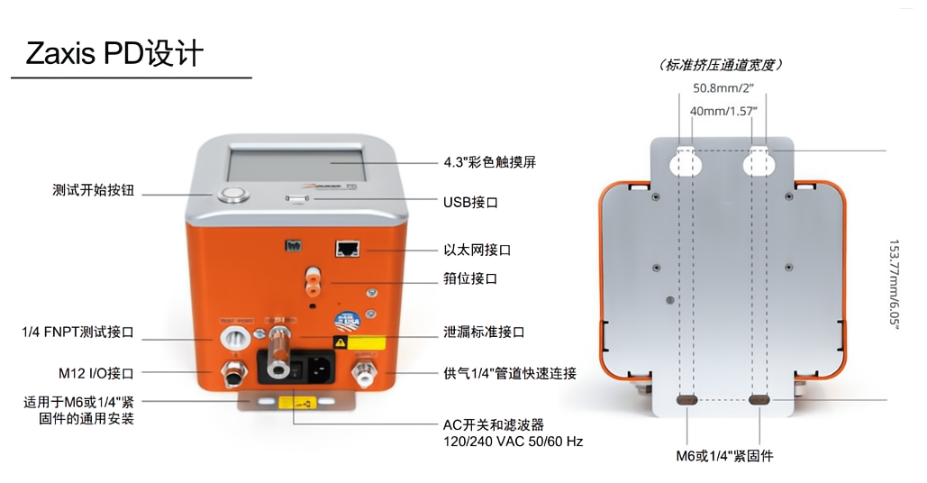 Zaxis PD 检漏仪结构图