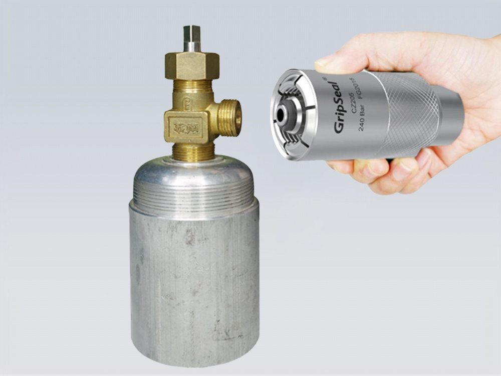 气瓶充装连接器